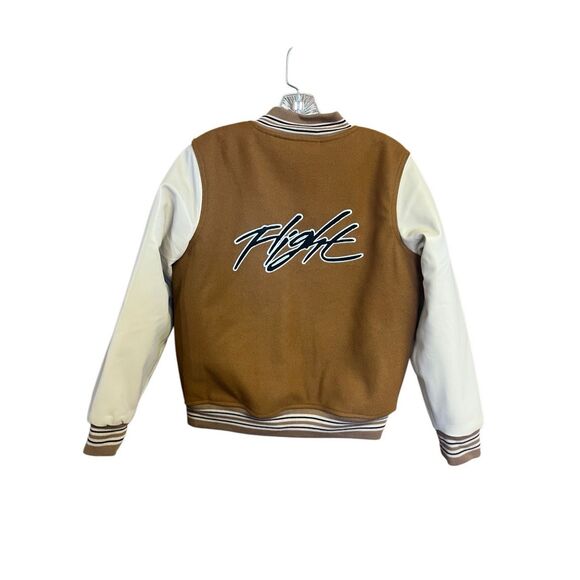 Jordan Kids' Varsity Jacket- Tan Size XL 13-15 Years Old - Picture 2 of 8